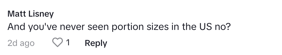 TikTok comment